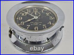 1941 SETH THOMAS WWII U. S. Navy Mark 1 Deck Clock Naval Porthole Ship Wall Clock 1941 SETH THOMAS WWII U. S. Navy Mark 1 Deck Clock Naval Porthole Ship Wall Clock