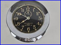 1941 SETH THOMAS WWII U. S. Navy Mark 1 Deck Clock Naval Porthole Ship Wall Clock 1941 SETH THOMAS WWII U. S. Navy Mark 1 Deck Clock Naval Porthole Ship Wall Clock