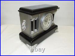 19th CENTURY SETH THOMAS MANTLE CLOCK COMPLETE JUST SERVICED RUNS STRONG