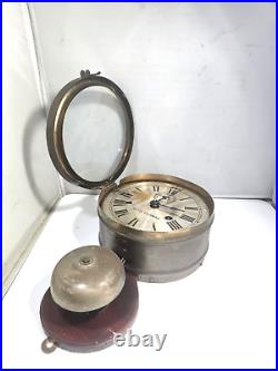 19th c Seth Thomas Ships Clock w Bell