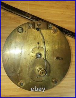 #450 Antique Clock Seth Thomas #1 Regulator Movement and Pendulum