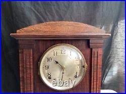4 Bell Seth Thomas Sonora Chime Clock Runs and Strikes Well see Video Reduced