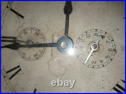 ANTIQUE 1870s 10 Seth Thomas Mantle CLOCK SOLID BRONZE OWL EDWARDIAN NOUVEAU