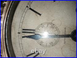 ANTIQUE 1870s 10 Seth Thomas Mantle CLOCK SOLID BRONZE OWL EDWARDIAN NOUVEAU