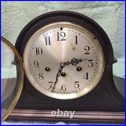 ANTIQUE 1921 SETH THOMAS #74 TAMBOUR Westminster Chime/Strike Rebuilt With Key