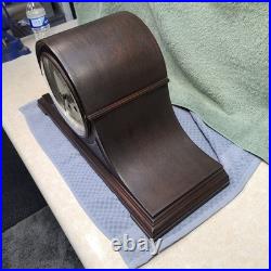 ANTIQUE 1921 SETH THOMAS #74 TAMBOUR Westminster Chime/Strike Rebuilt With Key