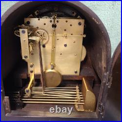 ANTIQUE 1921 SETH THOMAS #74 TAMBOUR Westminster Chime/Strike Rebuilt With Key