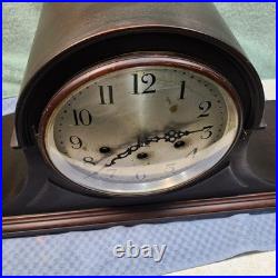 ANTIQUE 1921 SETH THOMAS #74 TAMBOUR Westminster Chime/Strike Rebuilt With Key