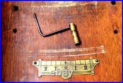 ANTIQUE SETH THOMAS #2 OAK REGULATOR CLOCK With ROMAN NUMERALS