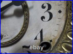 ANTIQUE SETH THOMAS 4 PILLAR ADAMANTINE MANTLE CLOCK With89C MOVEMENT READ F/S