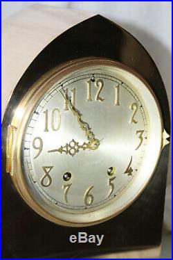 ANTIQUE SETH THOMAS GOTHIC No. 1 Model Clock c/1909 Totally Restored-REAL BRONZE