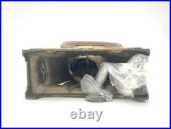 ANTIQUE SETH THOMAS METAL TABLE LONG ALARM CLOCK CIRCA 1909 FOR REPAIR Fix UP