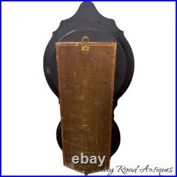 ANTIQUE SETH THOMAS OFFICE No. 6 CALENDAR DOUBLE-DIAL WALL CLOCK rosewood 8 DAY