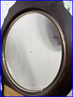 ANTIQUE SETH THOMAS OFFICE No. 6 CALENDAR DOUBLE-DIAL WALL CLOCK rosewood 8 DAY