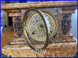 ANTIQUE SETH THOMAS SHELF MANTLE CLOCK For Parts Or Repair 1880 Statement Piece