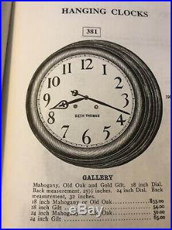 ANTIQUE SETH THOMAS U. S. A. FABULOUS 24 GALLERY CLOCK Circa 1900