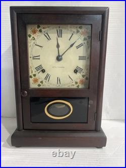 ANTIQUE SHELF CLOCK Seth Thomas For Parts Key And Complete