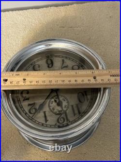 ANTIQUE Seth Thomas 6 Ship's Bell Marine Clock-8 Day-Runs & Strikes-Mayflower