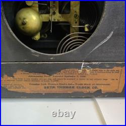 ANTIQUE Seth Thomas TRENT Mantle Clock With Key And Pendulum TESTED & WORKS