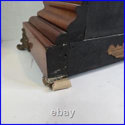 ANTIQUE Seth Thomas TRENT Mantle Clock With Key And Pendulum TESTED & WORKS