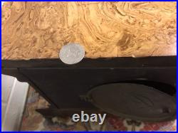 ANTIQUE VTG SETH THOMAS BURL WOOD VENEER MANTLE CLOCK BRASS ACCENTS WithKEY ANTIQUE VTG SETH THOMAS BURL WOOD VENEER MANTLE CLOCK BRASS ACCENTS WithKEY