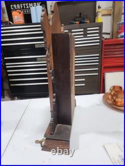 ANTIQUE VTG SETH THOMAS WOOD MANTLE CLOCK WORKS HAS KEY With Sun Pendent ANTIQUE VTG SETH THOMAS WOOD MANTLE CLOCK WORKS HAS KEY With Sun Pendent