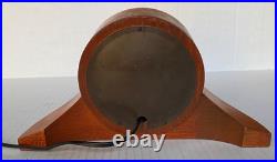 ART DECO 1940-50's WORKING Seth Thomas Wood Mantle Clock DYNAIRE 1E E022-000