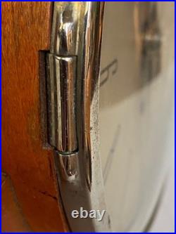 ART DECO 1940-50's WORKING Seth Thomas Wood Mantle Clock DYNAIRE 1E E022-000