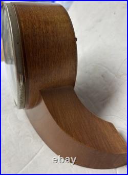 ART DECO 1940-50's WORKING Seth Thomas Wood Mantle Clock DYNAIRE 1W E022-007