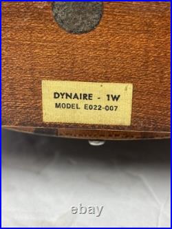 ART DECO 1940-50's WORKING Seth Thomas Wood Mantle Clock DYNAIRE 1W E022-007