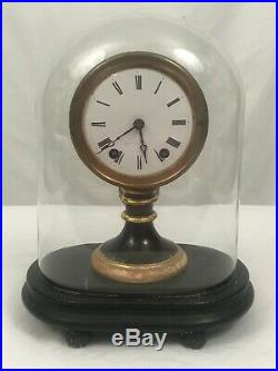 American Candlestick Clock with Dome. Seth Thomas & Sons. Late 19th Century