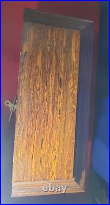 Antique 1800's SETH THOMAS Victorian Brown Adamantine Wood Grain Mantel Clock