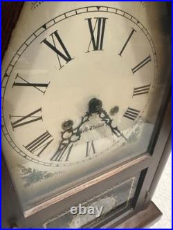 Antique 1800s Seth Thomas Steeple Wood Mantel Clock 8-DayChimeKey-windWORKS