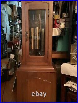 Antique 1850'S Seth Thomas 5 Bells Chime Tall Case Grandfather Clock. Works