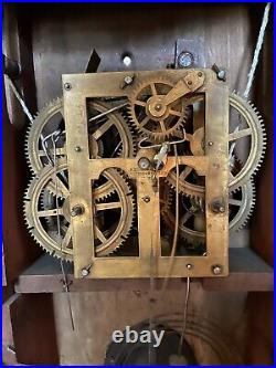 Antique 1850s Seth Thomas Half-Column Clock