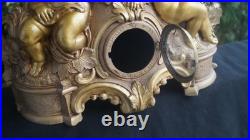Antique 1860 Nicholas Muller Seth Thomas 19 IRON FRONT Mantle Clock RESTORED