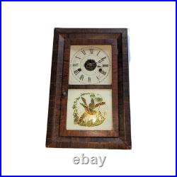 Antique 1860s Seth Thomas Small ROSEWOOD OGEE Mantle Parlor Clock