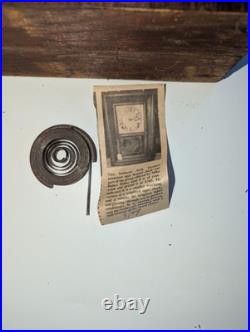 Antique 1860s Seth Thomas Small ROSEWOOD OGEE Mantle Parlor Clock