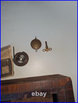 Antique 1860s Seth Thomas Small ROSEWOOD OGEE Mantle Parlor Clock