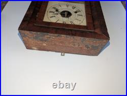 Antique 1860s Seth Thomas Small ROSEWOOD OGEE Mantle Parlor Clock