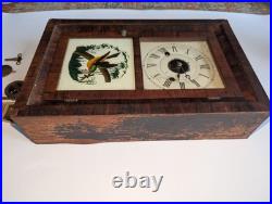 Antique 1860s Seth Thomas Small ROSEWOOD OGEE Mantle Parlor Clock