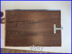 Antique 1860s Seth Thomas Small ROSEWOOD OGEE Mantle Parlor Clock