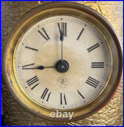 Antique 1870s 1880s Jerome & Co Carriage / Alarm Mantle Clock VIDEO RARE Antique 1870s 1880s Jerome & Co Carriage / Alarm Mantle Clock VIDEO RARE