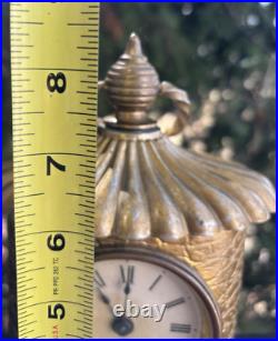 Antique 1870s 1880s Jerome & Co Carriage / Alarm Mantle Clock VIDEO RARE Antique 1870s 1880s Jerome & Co Carriage / Alarm Mantle Clock VIDEO RARE