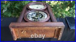 Antique 1870s New Haven VENETIAN Figure 8 Mantle Clock VIDEO RUNS ORIGINAL