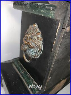 Antique 1880 Pat. Seth Thomas Adamantine Mantle Clock. / W keys & Pendulum -Run