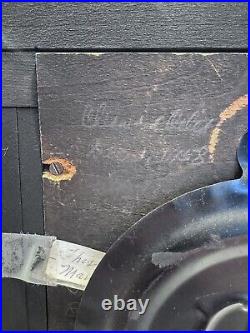 Antique 1880 Seth Thomas Adamantine Green Marble 4 Column Clock Nice Condition