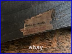 Antique 1880 Seth Thomas Adamantine Mantel Clock Black Marble Finish Victorian