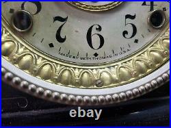 Antique 1880 Seth Thomas Mantle Clock Key & Lions & Pillars