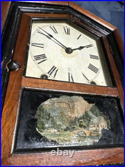 Antique 1880 Seth Thomas Victoria VP Clock, Desk Mantel or Shelf Clock No Res
